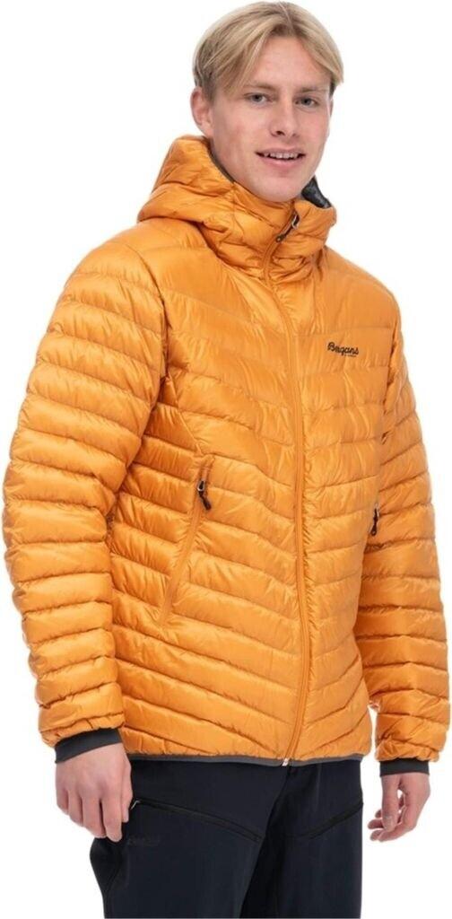 Куртка Bergans Senja Down Light Jacket W/Hood golden field/husky blue