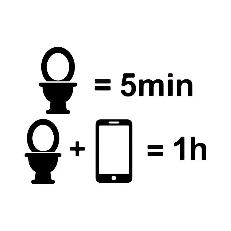Creative Waterproof Removable Flip-Top Toilet Decal Sticker