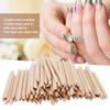 200pcs Double Heads Wooden Cuticle Pusher Wooden Stick Cuticle Remover Stick  Manicure