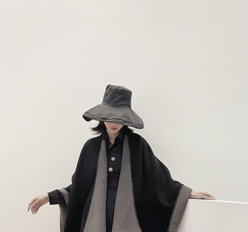 New Yunnan Ethnic Style Double-Sided Shawl: Versatile Warm Cloak Scarf for Women