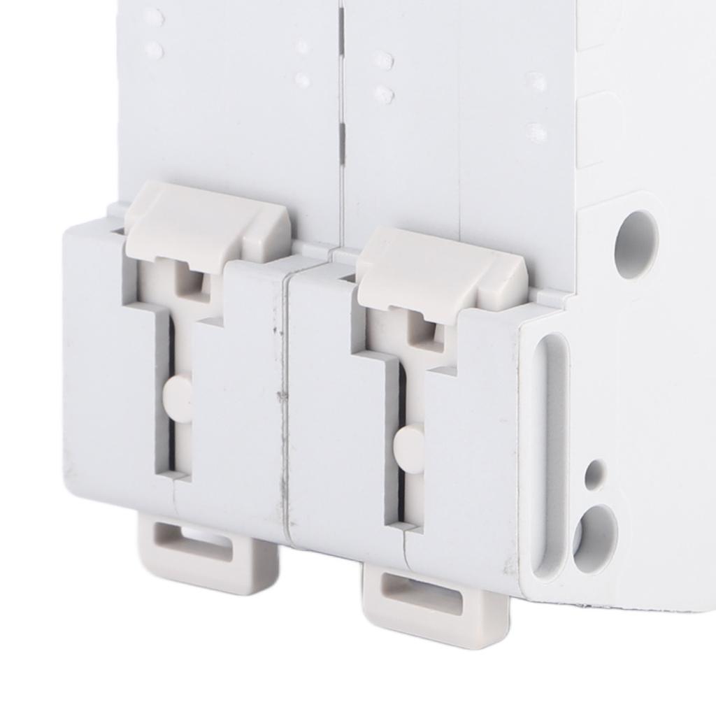DIN Rail Mount Circuit Breaker Miniature Circuit Breaker 2 Pole DIN Rail Mount Circuit Breaker Disconnect 550V 20A