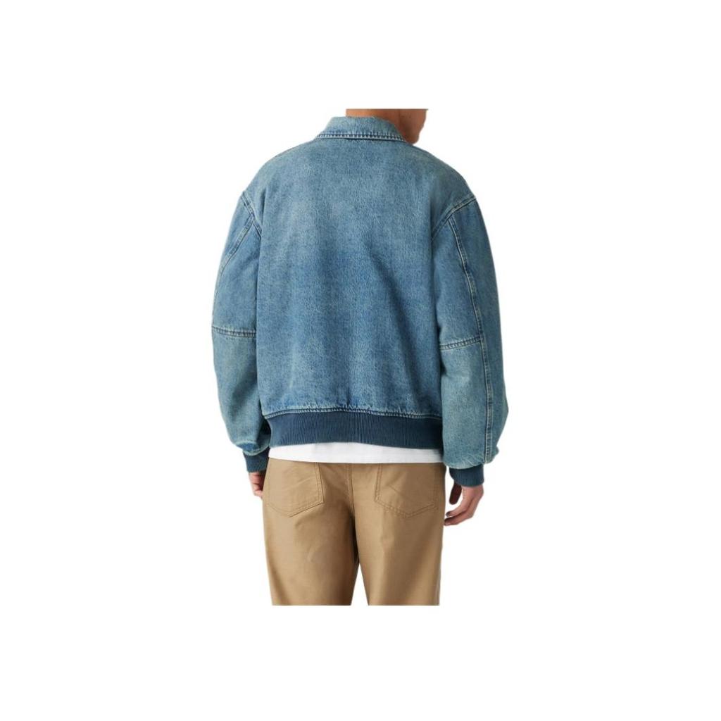 Levis Button-Down Solid Fit Long Sleeve Jacket Men jackets Blue A8561-0001