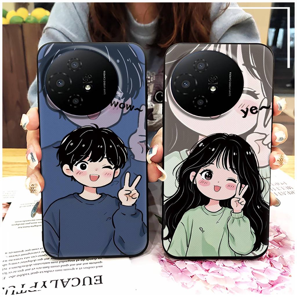 Fashion Design Shockproof Phone Case For TCL 50 Nxtpaper 5G/50Pro Nxtpaper 5G Silicone Dirt-resistant Phone Pouch Couple