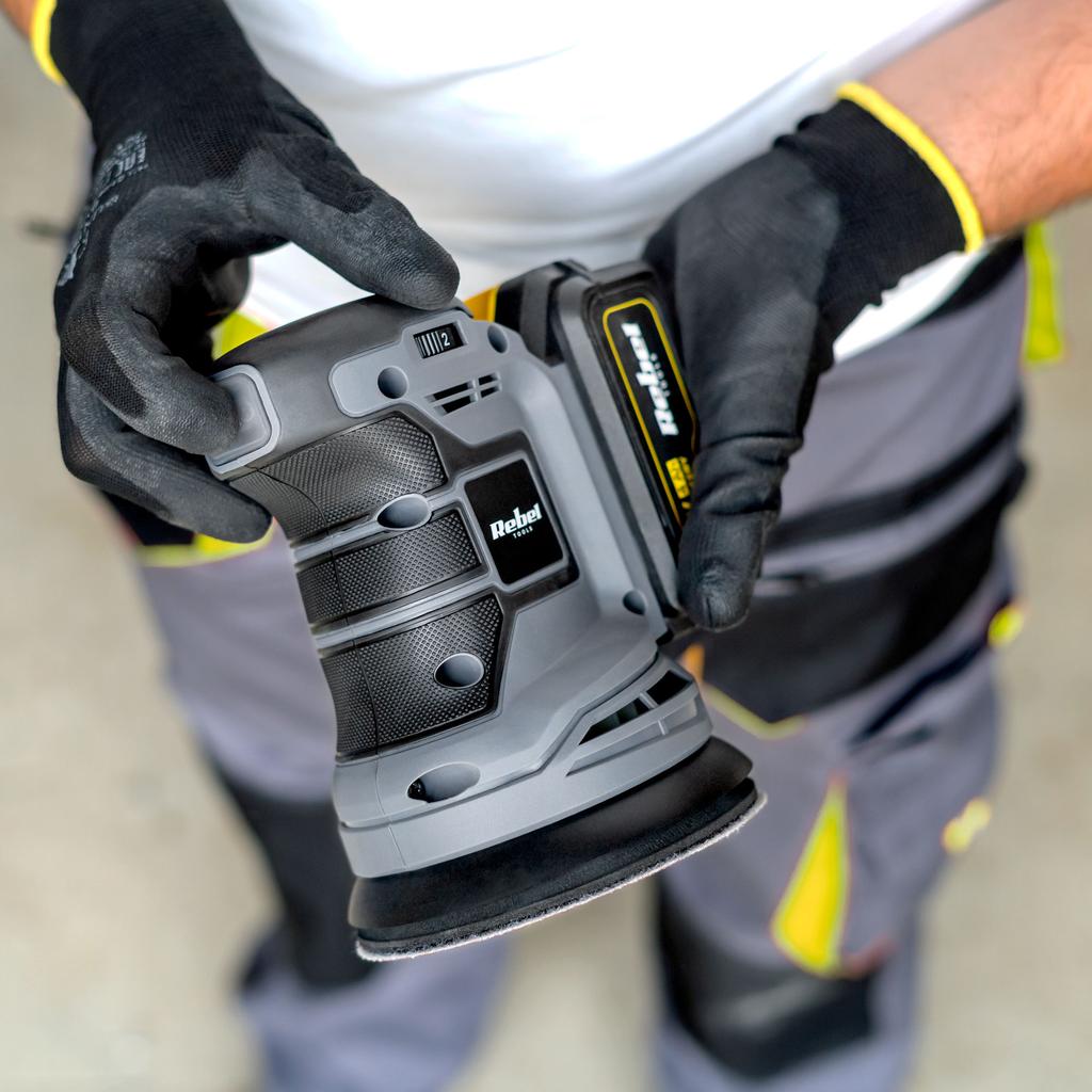 Rebel 20V 2Ah Cordless Random Orbit Sander