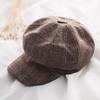 Korean Style Women's Autumn Octagonal Duck Tongue Beret - British Newsboy Casual Hat