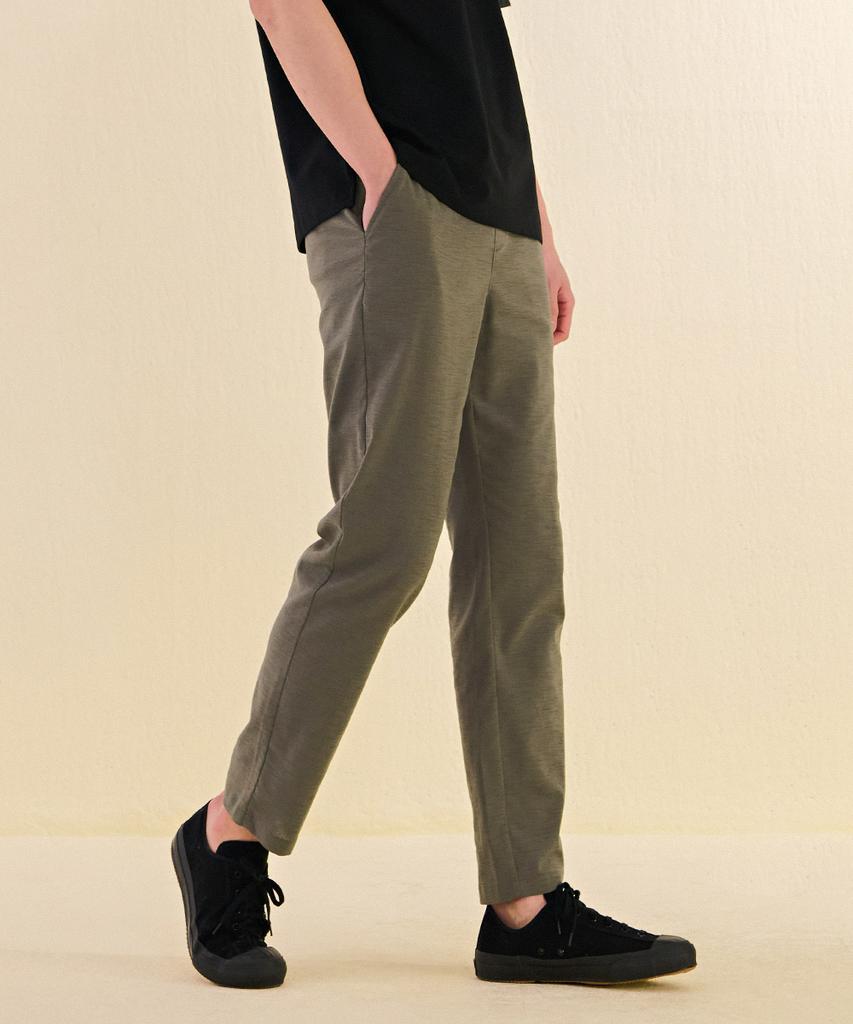 CHASECULT Men'S Linen-Like Full Elastic Waist Pants-Dbrk2222C0V