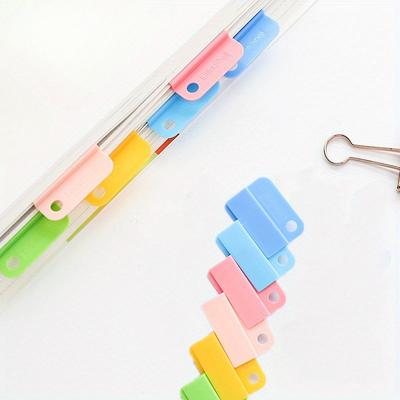 6 teile/los Nette Papier Clips Kawaii Schreibwaren Notebook Index Halter Zeitschriften Planer Clips Lesezeichen für Buch Schule Liefert
