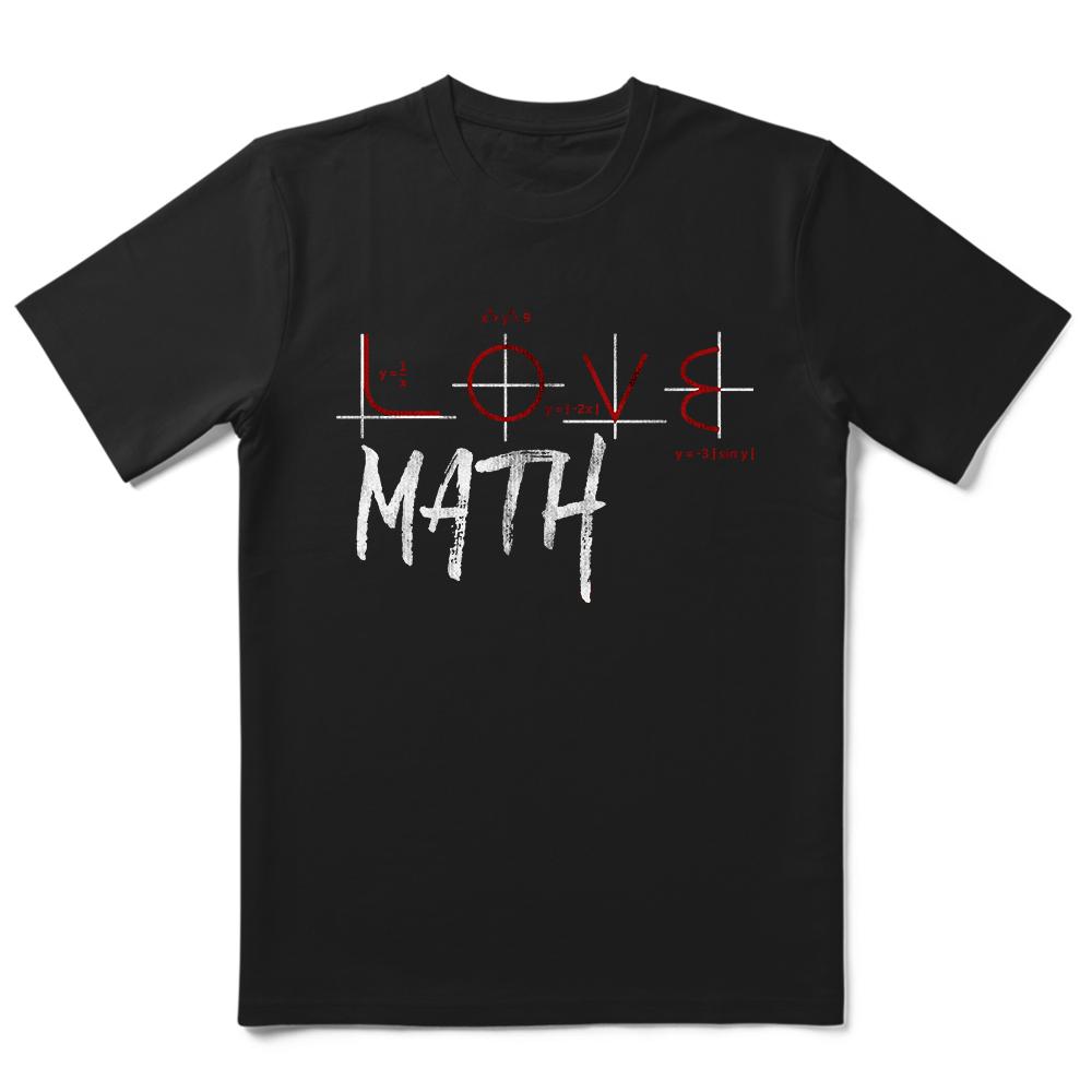 THE COOLMIND 100% Cotton Funny Math Print Men T Shirt O-neck Short Sleeve Funny Men Tshirt Big Size T-shirt Men Tee Shirts Tops