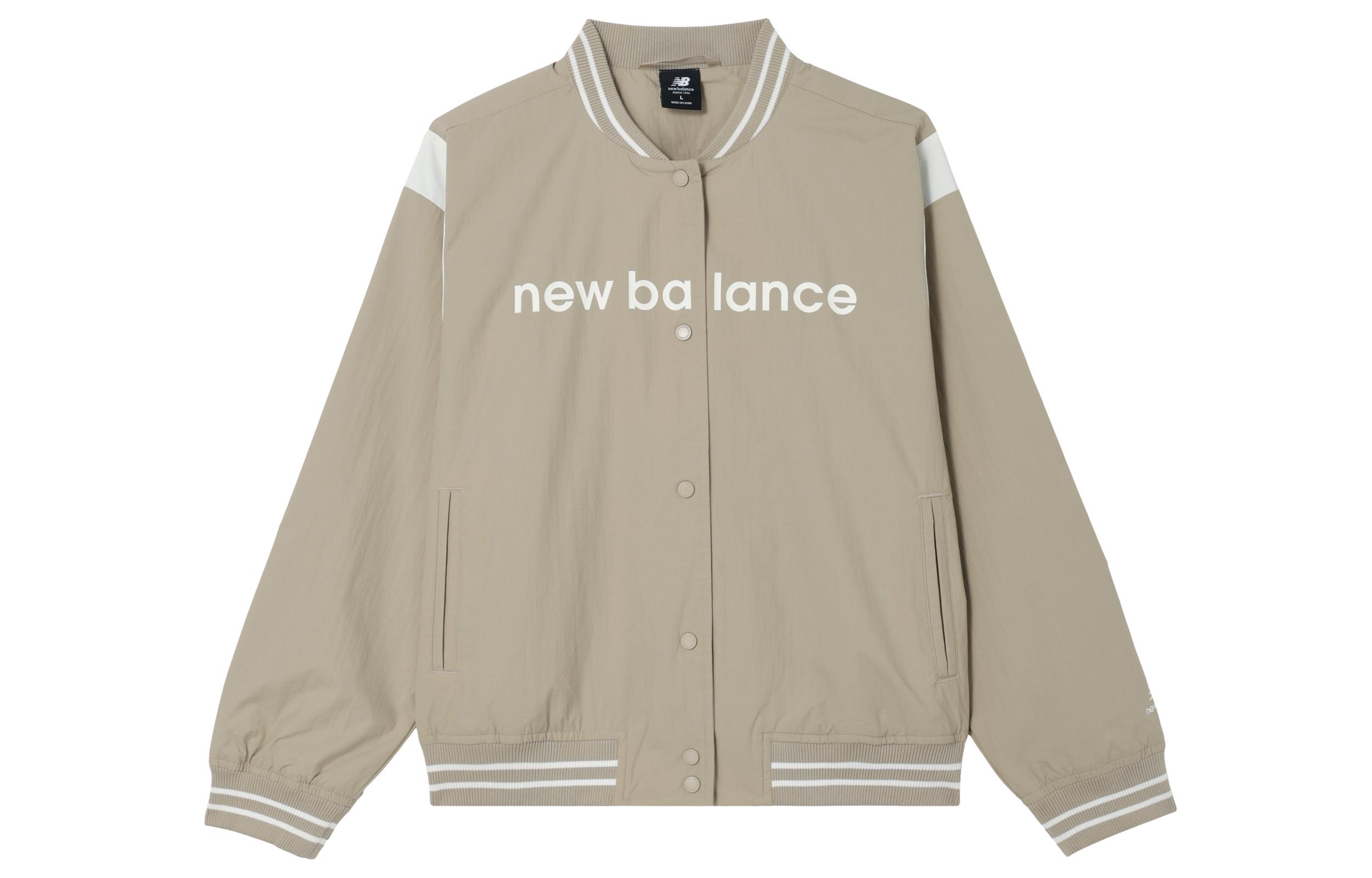 New Balance Baseball Jacket Women s Camel AWJ33312-BNN L