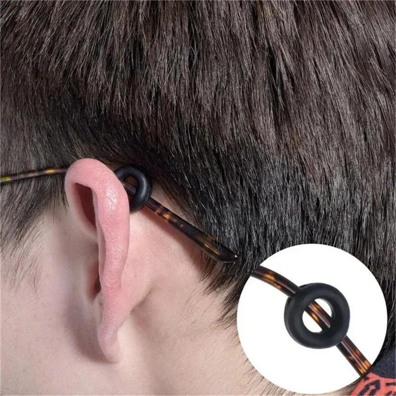 200pcs New Anti-slip Silicone Ear Grip Glasses Eyeglasses Temple Tip Eyewear Holder Leg Ear Hook Stopper Fastener Accessories