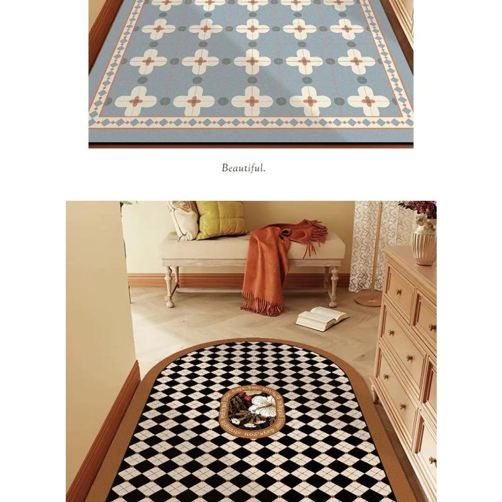 Entrance Door Floor Mat, Dirt-Resistant, Anti-Slip, Scratch-Off And Water-Absorbing Diatomite Carpet For Home Decoration