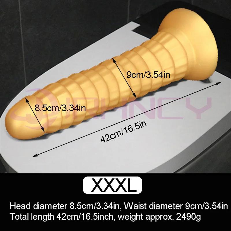 4-9cm Super Huge Anal Plug Depth Long Butt Plug Liquid Silicone Big Anal Dildos Women Men 18+ Sex Toys Prostate Masturbation