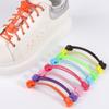 No-Tie Shoelaces, Elastic Round Shoelaces with Spring Clips, Lazy Laces for Kids, Men & Women