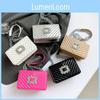 Trendy 2024 New Women's Small Square Bag In Black White And Pink For Casual Outings