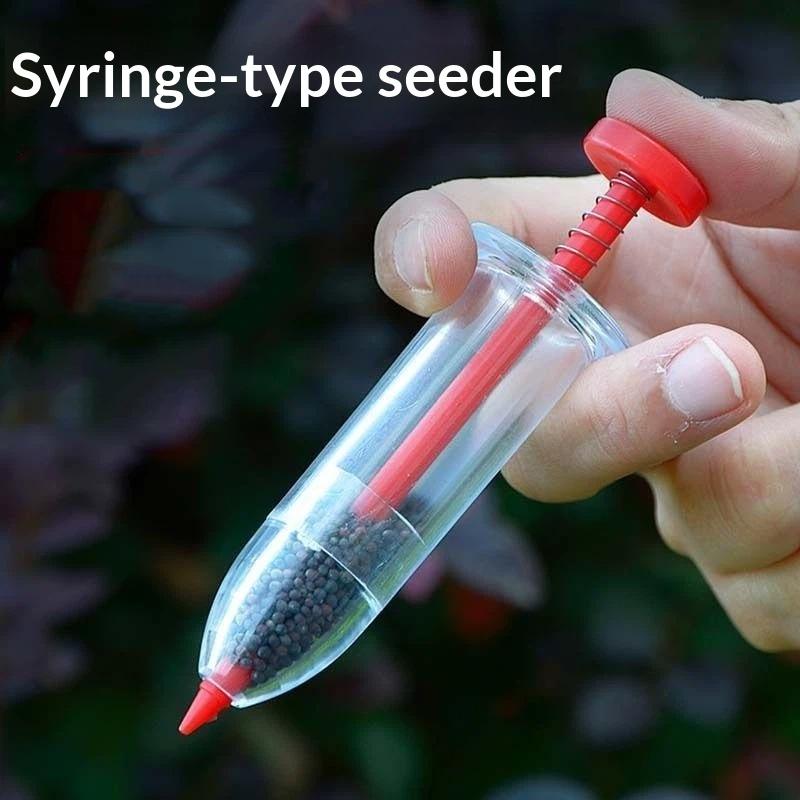 1Pc Handheld Seed Dispenser, Mini Manual Seeder Tool For Garden Planting, Flower Pot & Garden Bed Essential Gardening Supplies