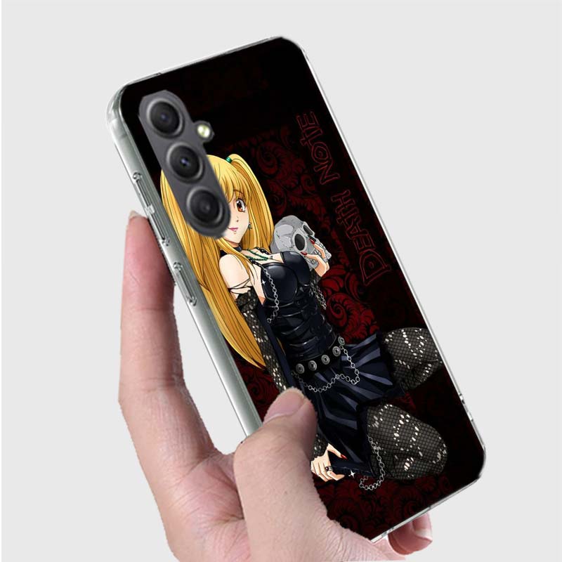 Anime Death note Amane Misa Phone Case for Samsung A16 A26 A36 A56 A17 A37 A57 A07 A06 A02S A03 A04S A05S Galaxy Note 20 10 A50S