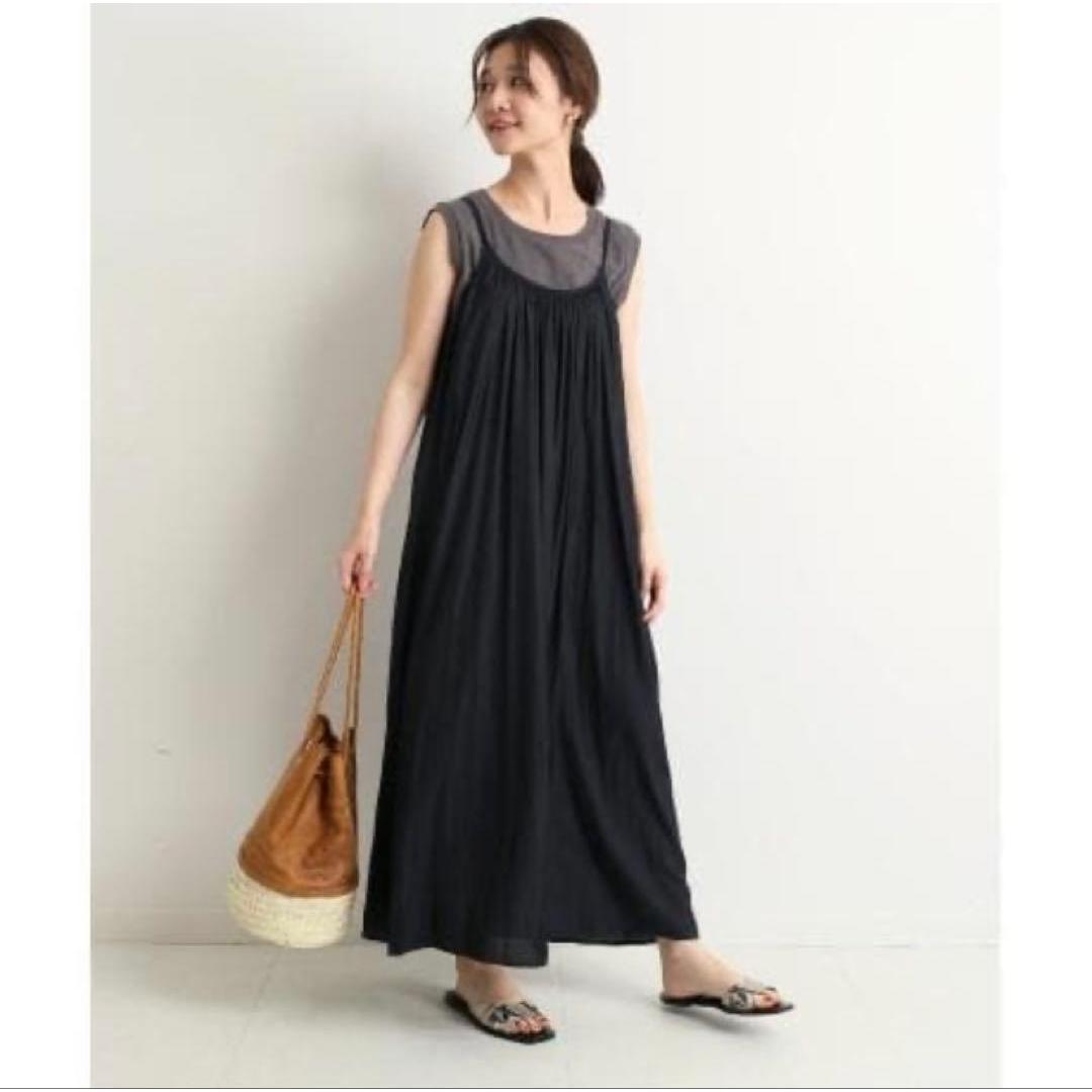 SLOBE IENA Vintage gathered cami dress