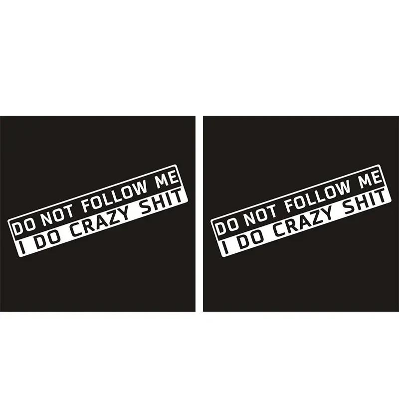 Car Decoration Windshield Sticker Decal  Do Not Follow Me Sticker Car Auto Accessories Decal Reflective Car Styling Accessories