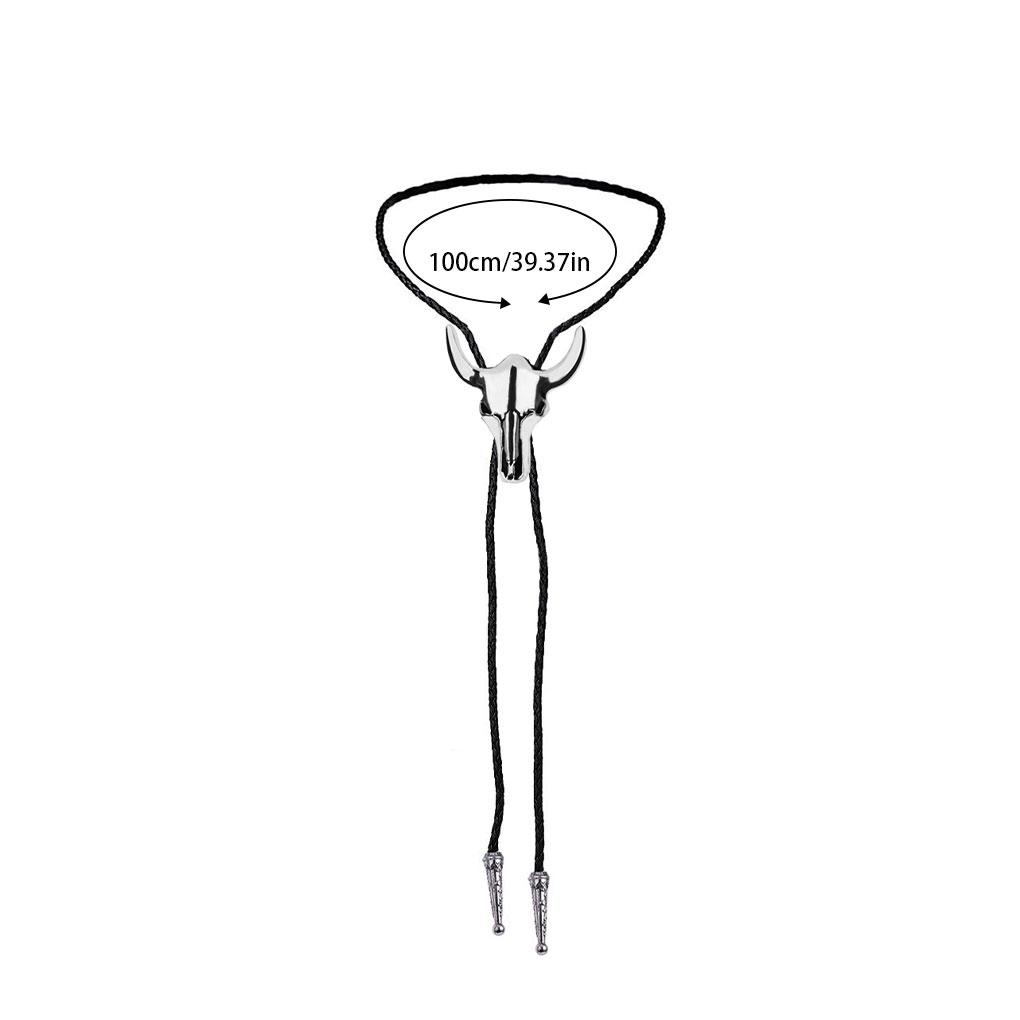 Golden Ties for Men American Cowboy Fashionable Bolo Adjustable Garment Accessories Western Style Tie Ideal Gift In Bags Package