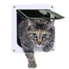 Cat and Dog Flag Door , 4 Way Locking Cat Flap Door for Interior Exterior Doors, Weatherproof Pet Doors for Cats & Doggie , Suitable for Window & Wall