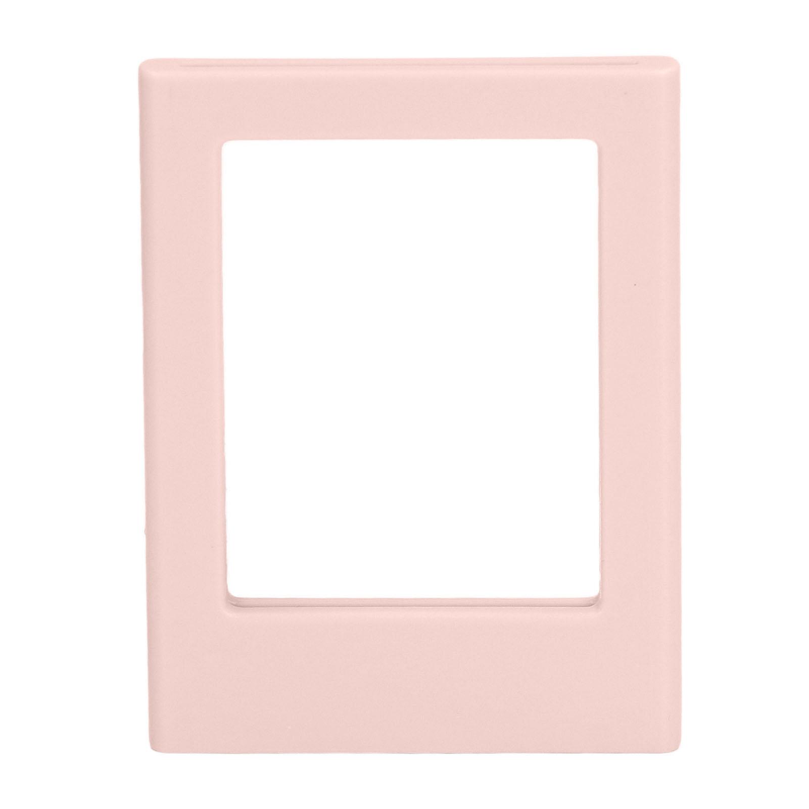 

Магнитные фоторамки 3 дюйма Сделай сам Мощный магнит Соединяемые Маленький магнит Фоторамка для моментального розовый