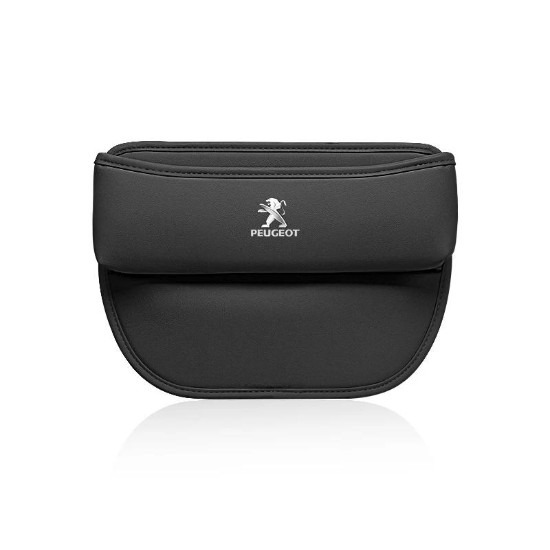 Car Seat Gap Organizer Leather Storage Box Interior Accessories for Peugeot 308T 307 407 208 508 301 406 306 3008 5008 2008 207