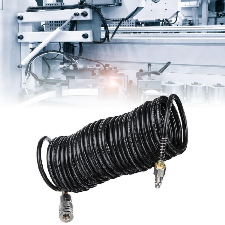 5m Long Air Hose with Quick Coupling Weather Resistant Hose Flexible Air Hose for Automotive & Workshop Application
