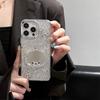 Bear Mirror Phone Case For Iphone17Promax Puppy Epoxy Sequins Apple 16 Internet Celebrity Female