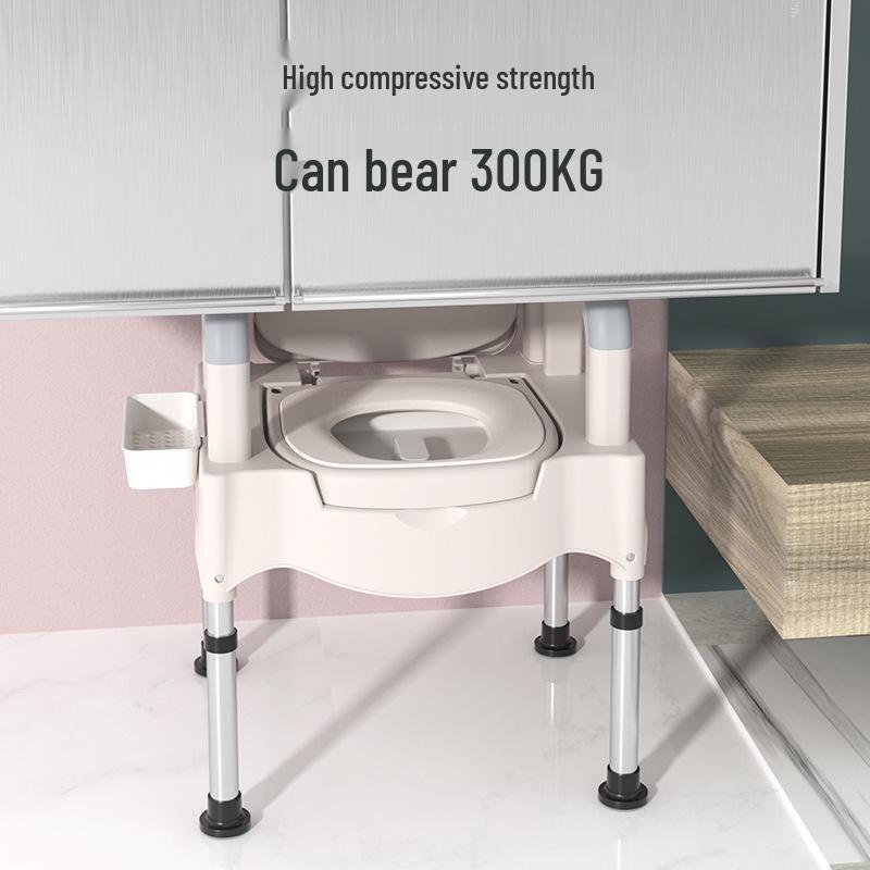 Portable Indoor Commode Chair for Elderly and Pregnant Women