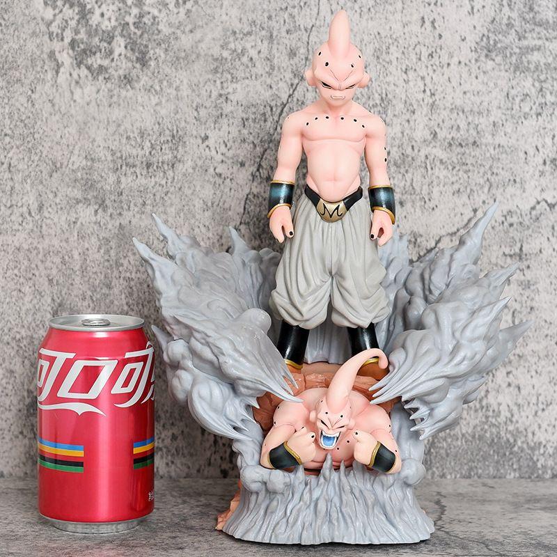 Dragon Ball FC Majin Buu z podstawką, gniewna mina, figurka, model, dekoracja, produkt kolekcjonerski GK, anime