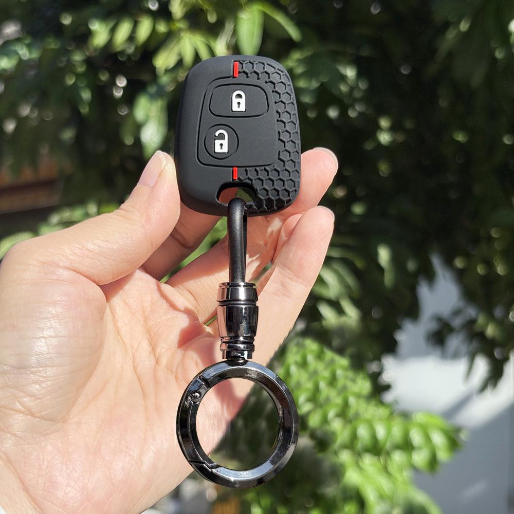 Key Fob Cover Protection For Peugeot 206 107 207 307 2007 406 Partner Keychain Holder For Citroen C3 C1 C2 Berlingo Case Caps