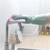 Waterproof Thin Rubber Latex Dishwashing Gloves for Women - Durable for Kitchen, Laundry, and Cleaning Tasks