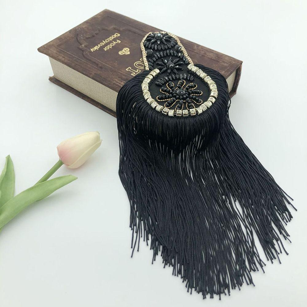 Pin Tassel Epaulette Cool Vintage Brooch Epaulette Exquisite Brooch Shoulder Board  Party