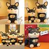 Adorable Cartoon Honeybee Dog Plush Toy Soft And Cuddly Stuffed Animal Pillow For Kids