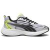 Puma Morphic Round Toe Lace-Up Shock Absorbing Slip Resistant Durable Low Top Running Shoes Men sneaker White Silver 395919-02
