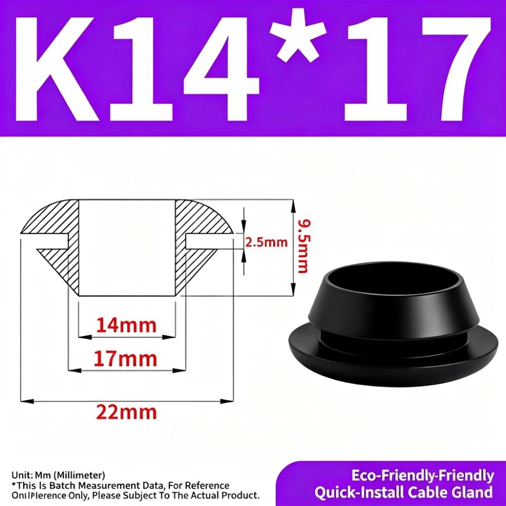 10PCS Flame Retardant Sealing Cap Seal Ring Electric Box Gasket Cable Hole Cover  Electric Box