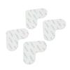 4 Pack Double Sided Carpet Tape Reusable Washable Heart Shape Slip Resistant Ultra Thin Area Rug
