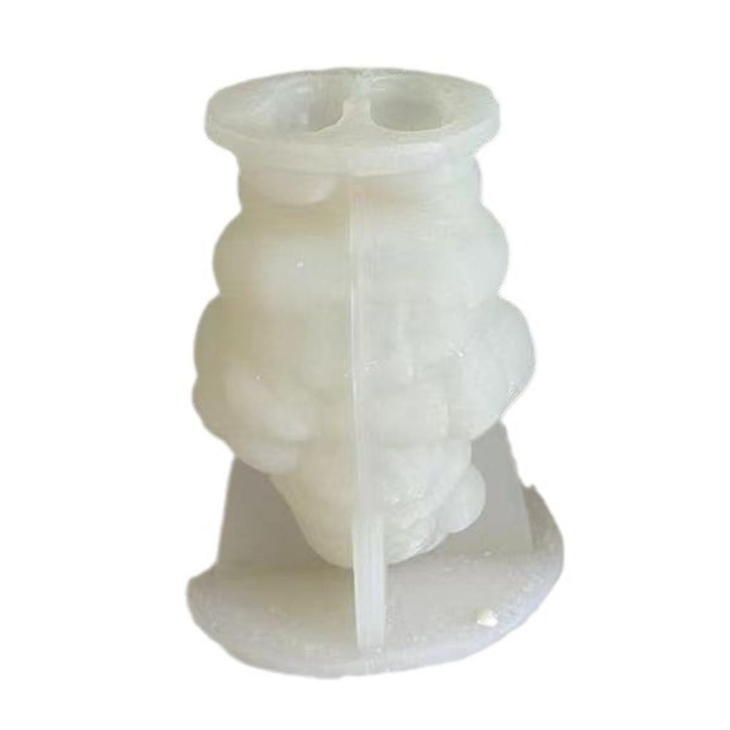 Silikonform mit Weihnachtsmann-Motiv, zum Selbermachen, Epoxidharz-Formen, Tischdekorationsform, Duftkerzen- und Gipsherstellungswerkzeug, leicht zu reinigen