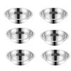 Easy To Clean Stainless Steel Pet Feeding Bowl Nonslip Base Dishwasher Safe Metal Texture Suitable for Small Cats Dogs