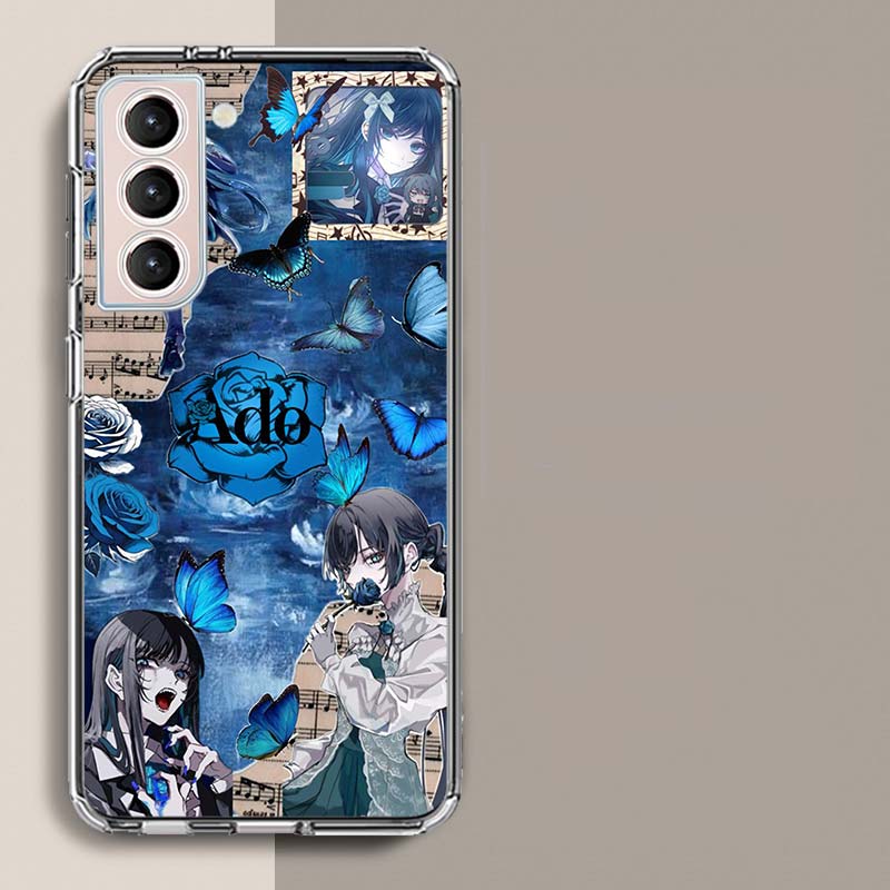 Ado Album Kyogen Phone Case For Samsung Galaxy S25 Edge S24 S23 FE S21 S20 S10 Plus S22 S26 Ultra Cover Clear Cases TPU Capa She
