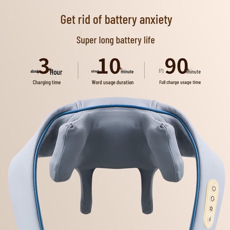 Jiancheng Wireless Kneading Neck and Shoulder Massager P50