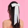 1PC Elegant Hair Bows Hair Clip Hair Ribbon Ponytail Holder Accessories For Wedding Party Or Bridal Shower Accessory