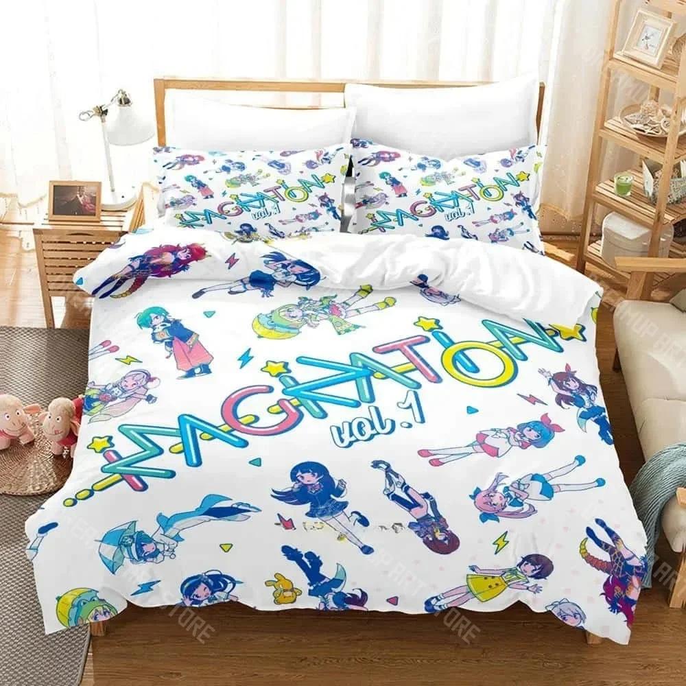 3D Print Roboco-san Bedding Set Single Twin Full Queen King Size Bed Set Adult Kid Bedroom Duvetcover Sets 3d Print Anime Bed