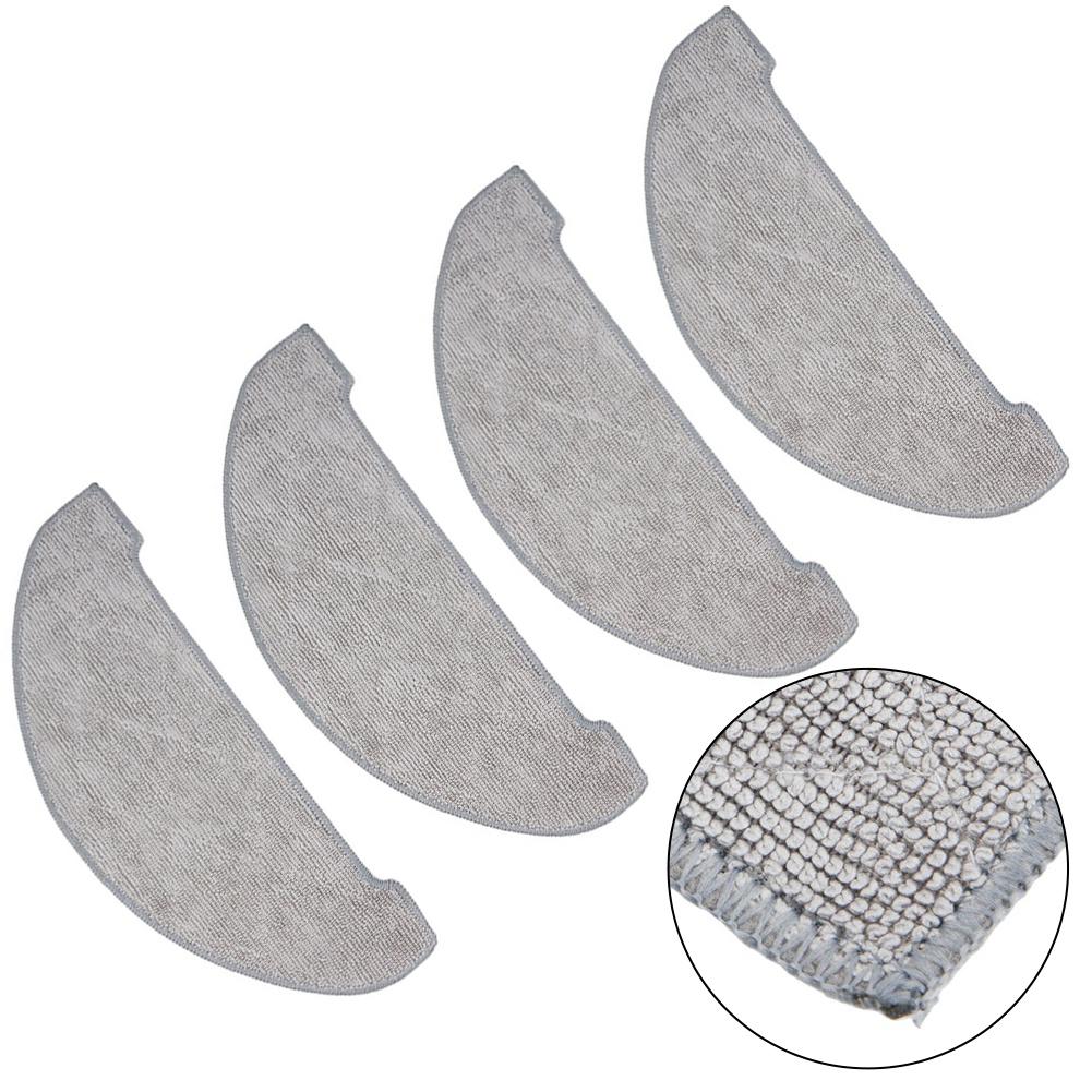 4 Pack Mop Cloth Replacement for Vexilar W9 Robot Vacuum Cleaner Microfiber Pads for Consistent and Hygienic Floor Cleaning