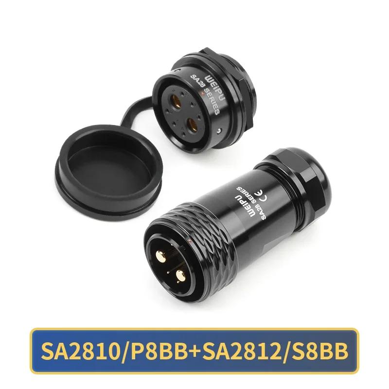 

WEIPU SA28 Водонепроникний IP67 Роз єм M28 2 3 4 7 8 9 10 12 16 17 20 24 26 35 Контактний Авіаційний Штекерний Роз єм Задня Гайка Гніздовий Роз єм Панельний