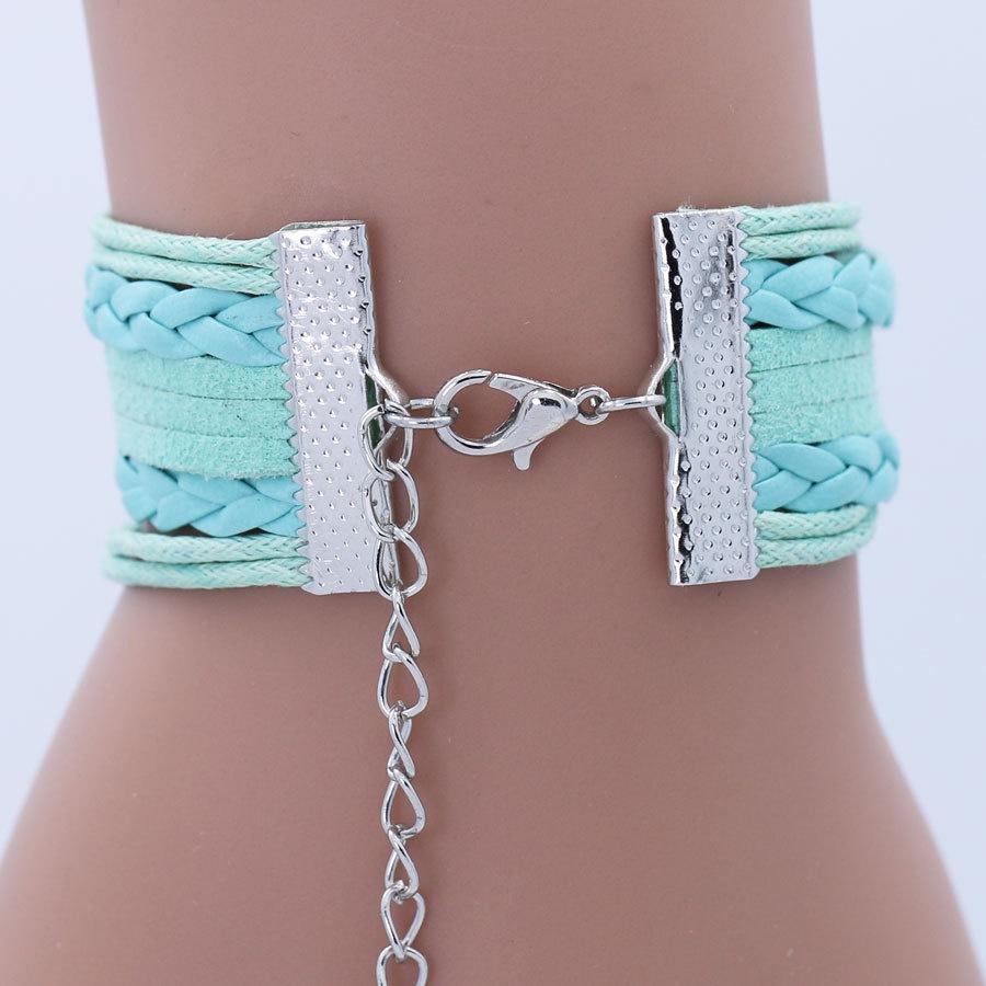 Kůň přání Slitina Kůň Přívěsek Ručně vyráběný Náramek Trendy Evropský a Americký Styl Perfektní Dárek Pro Oslavy Výročí