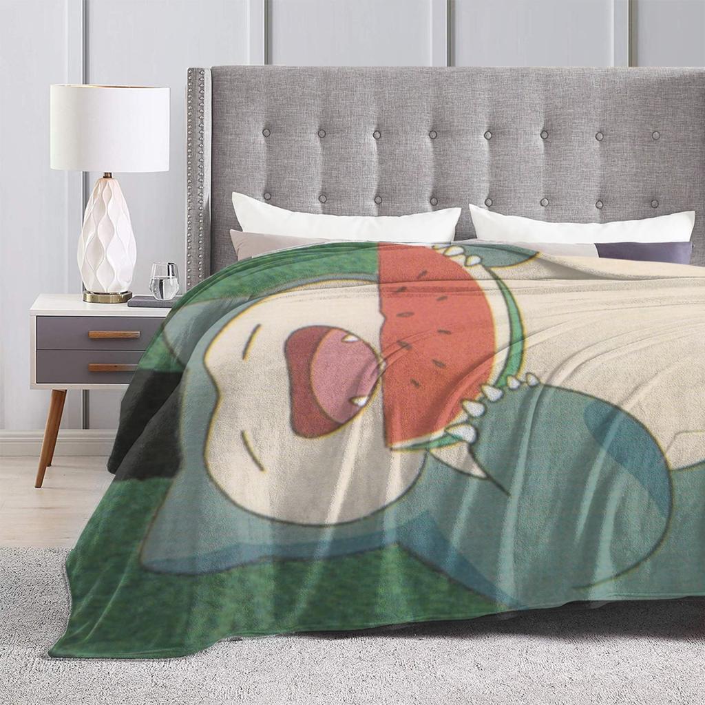 Snorlax Monster Merch Blanket Cozy Soft  Throw Blankets for Couch 50x60 Inches Multi-size Bedding Throws