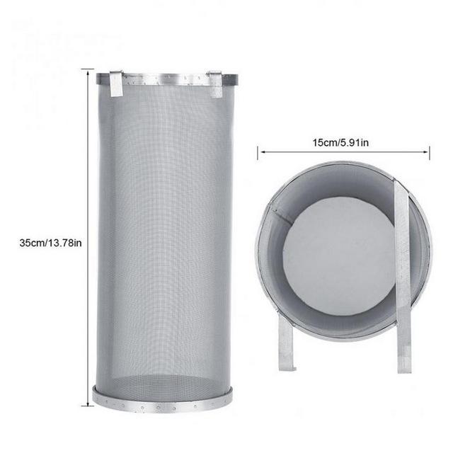 Small Hole 300 Micron Rvs Make Wine Beer Mesh Bier Filter Voor Zelfgemaakte Brew Thuis Koffie Droog Hopper Brew Fine Mesh Coland