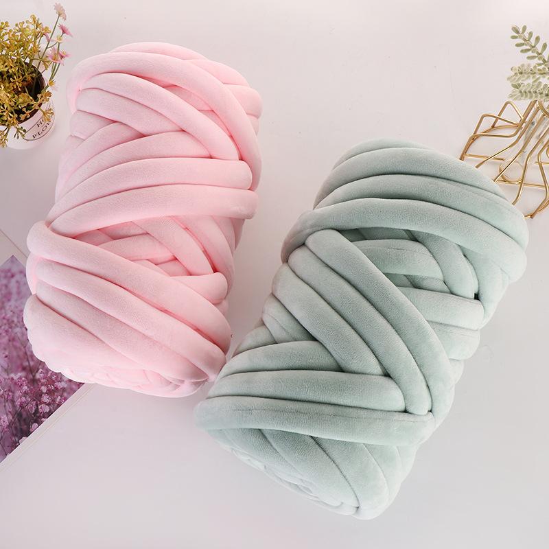 Needlework Knitting Crochet Yarn Core Filling Cotton Hand-knit Blanket Yarn Pillow Wool Yarn Ultra-thick Core Filling Yarn Fabric Strips Thread Ball