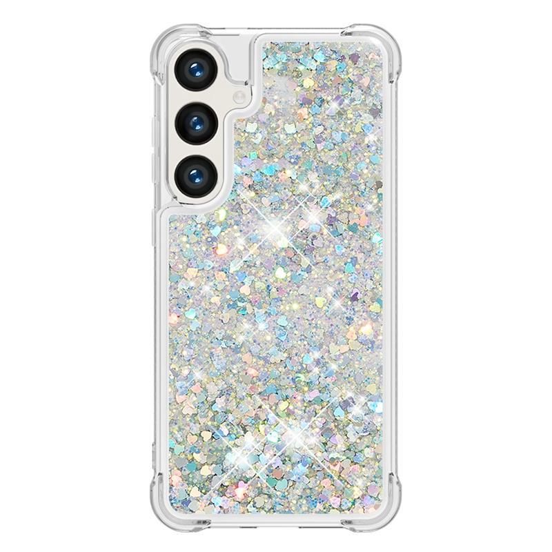 S24 Fe Case On For Funda Samsung Galaxy S24 FE Cover Glitter Dynamic Liquid Case For Samsung S 24 Ultra S24+ S24FE Cases Coque